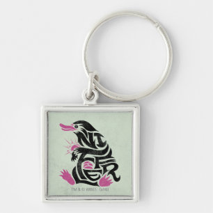 Porte-clés Graphique de typographie NIFFLER™