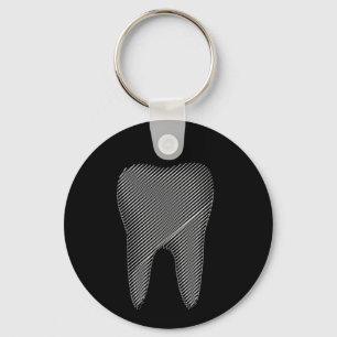 Porte-clés Graphique dentaire pour dentiste