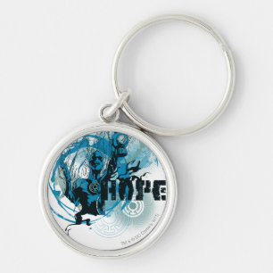 Porte-clés Graphique en lanterne bleue 3