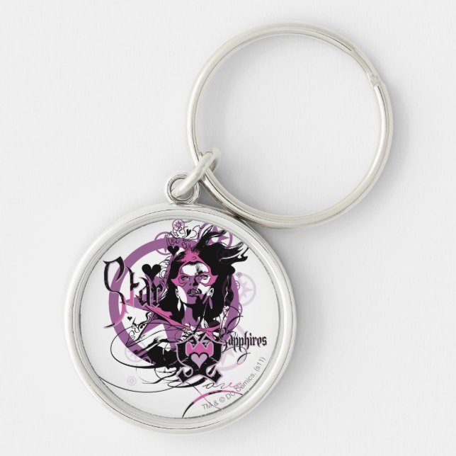Porte-clés Graphique Star Sapphire 6 (Devant)