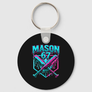 Porte-clés Graphiques drôles de Mason 67 de crème glacée qui