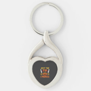 Porte-clés Graphisme de couteau de citrouille juste le bout H
