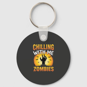 Porte-clés Graphisme de zombies qui me font frissonner pour H