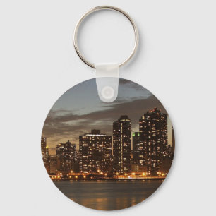 Porte-clés Gratte-ciel de Manhattan la nuit