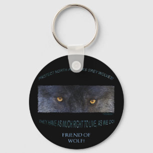 Porte-clés GRAY WOLF Droit à Live Key-Chain