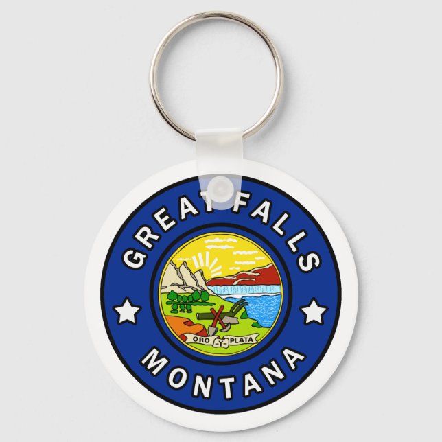 Porte-clés Great Falls Montana (Recto)