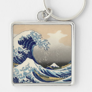 Porte-clés Great Wave Kanagawa Japanese Painting