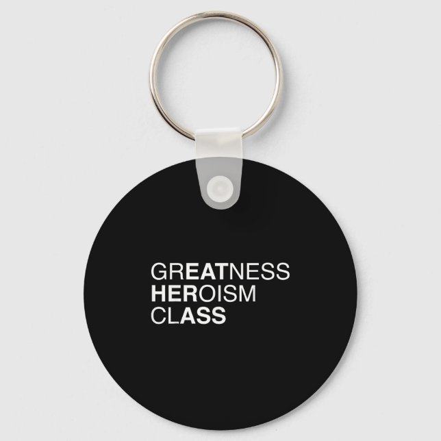 Porte-clés Greatness Heroism Cl Eat Her As$ Funny Pun Sarcasm (Recto)