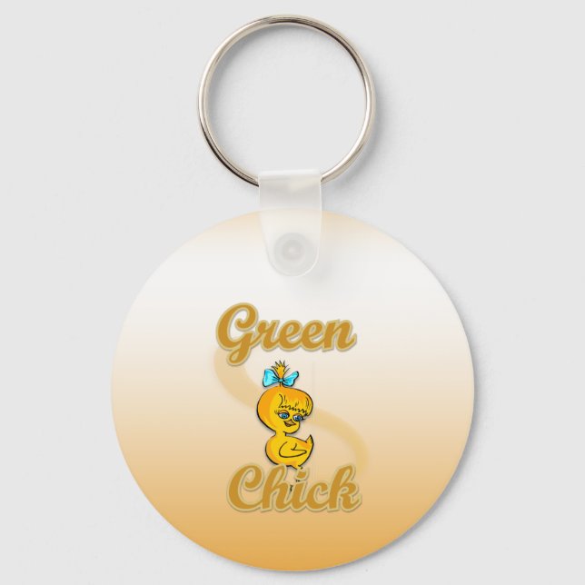 Porte-clés Green chick (Recto)