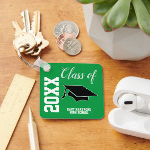 Porte-clés Green Custom Senior Class 2023 Favor Porte - clé