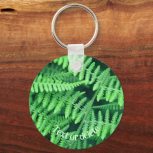 Porte-clés Green Ferns Nature Personnalisée