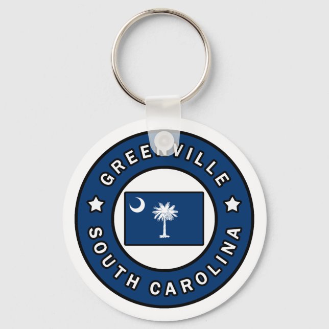 Porte-clés Greenville Caroline du Sud (Recto)