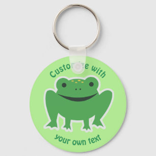 Porte-clés Grenouille à dessin personnalisé