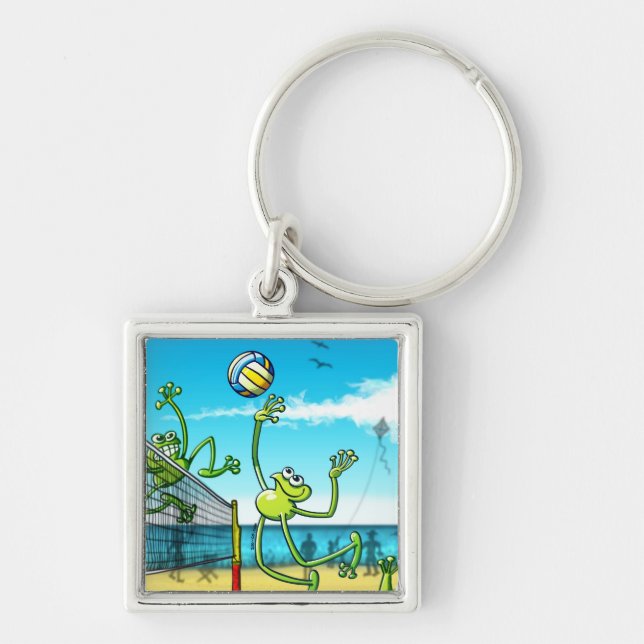 Porte-clés Grenouille de volleyball (Devant)