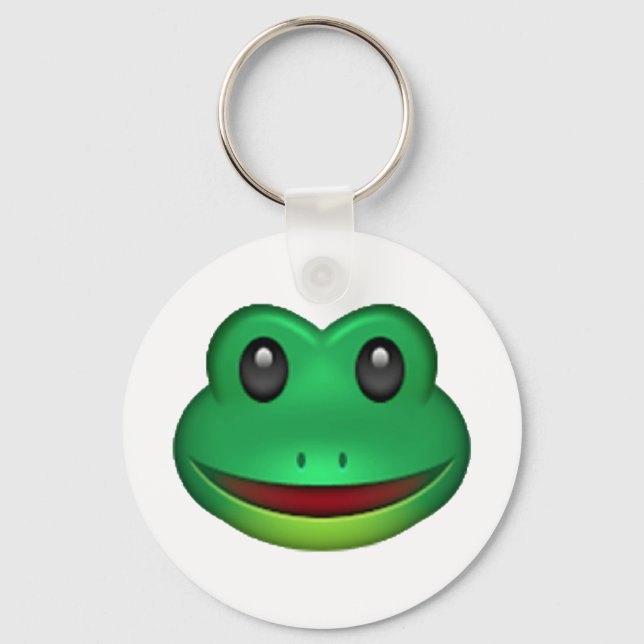 Porte-clés Grenouille - Emoji (Recto)