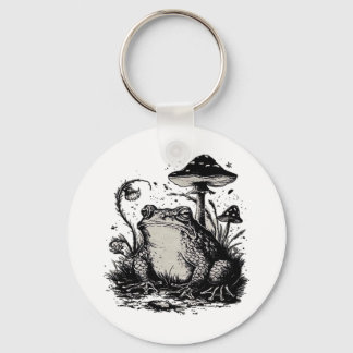 Porte-clés Grenouille Goblincore Design Minimaliste Classique
