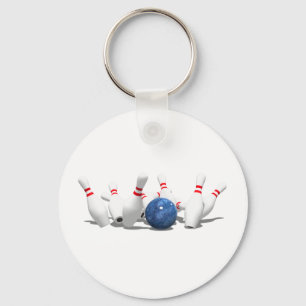 Porte-clés Grève ! Boule de Bowling & Épingles :