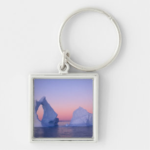 Porte-clés Groenland, Iceberg au coucher du soleil.