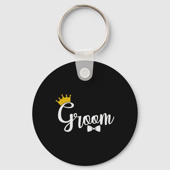 Porte-clés Groom Squat Bachelor Party Mariage Rehearal Dinne (Recto)
