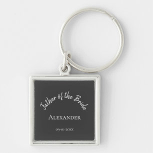 Porte-clés Groomsmen Wedding Day Entourage Formal Black