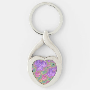 Porte-clés Groovy Trippy Boho Tonale de Bijou Arc-en-Ciel Fra