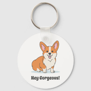 Porte-clés Gros Chiot de Corgi - Hey Corgee