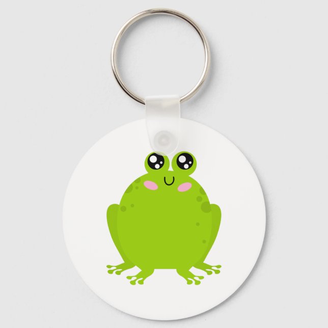 Porte-clés Grosse grenouille mignonne (Recto)