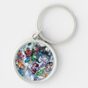 Porte-clés Groupe de Corp. avec des anneaux