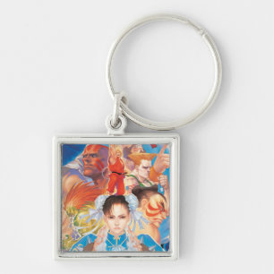 Porte-clés Groupe de Street Fighter 2 Chun-Li