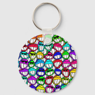 PORTE-CLÉS GROUPE D'FACES COOL