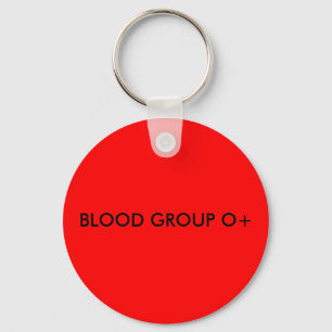 PORTE-CLÉS GROUPE SANG O+