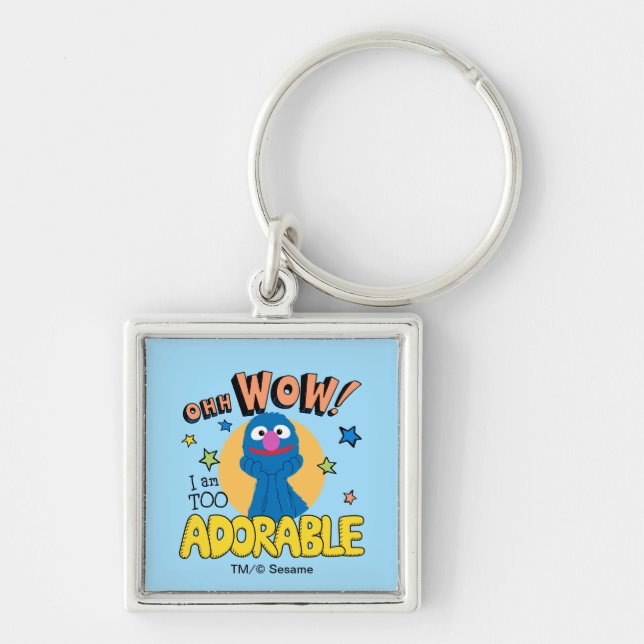 Porte-clés Grover | Je Suis Trop Adorable (Devant)