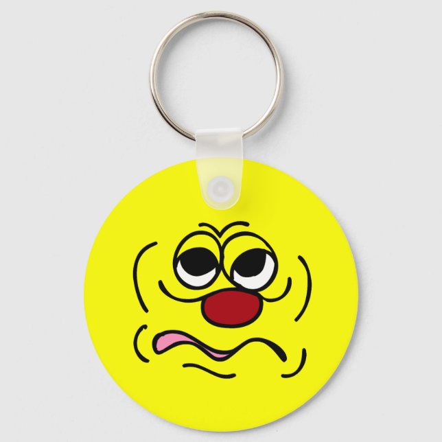 Porte-clés Grumpey face endormie (Recto)