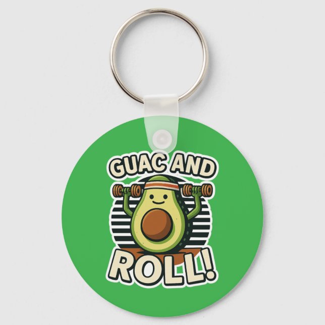 Porte-clés Guac Et Rouleau (Recto)
