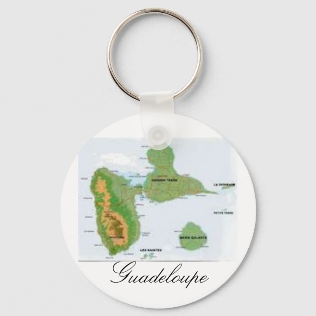 Porte-clés Guadeloupe (Recto)