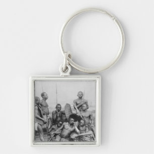 Porte-clés Guerriers, Congo belge, 1894
