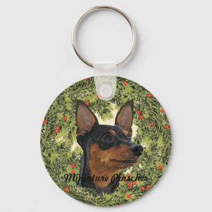 Porte-clés Guirlande de Pinscher miniature
