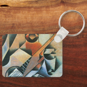 Porte-clés Guitare (Banjo) et Lunettes, Juan Gris, Art ancien