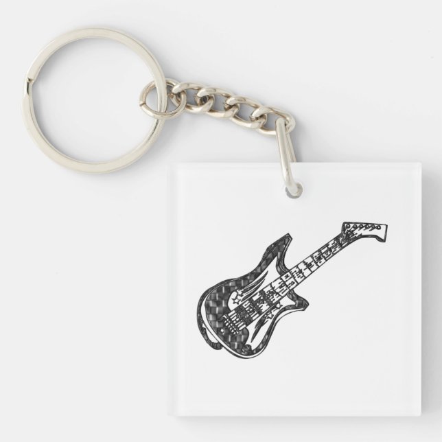 Porte-clés Guitare électrique (Devant)