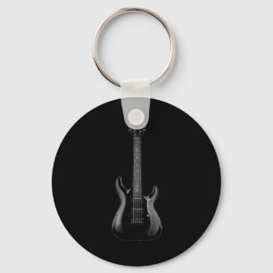 Porte-clés Guitare Rock Band Et Roll Pour Hommes Bande Tee 10