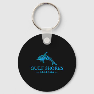 Porte-clés Gulf Shores Alabyma Retro Dolphin Boys Girls Toddl