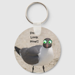 Porte-clés Gull de mer fou Eyed