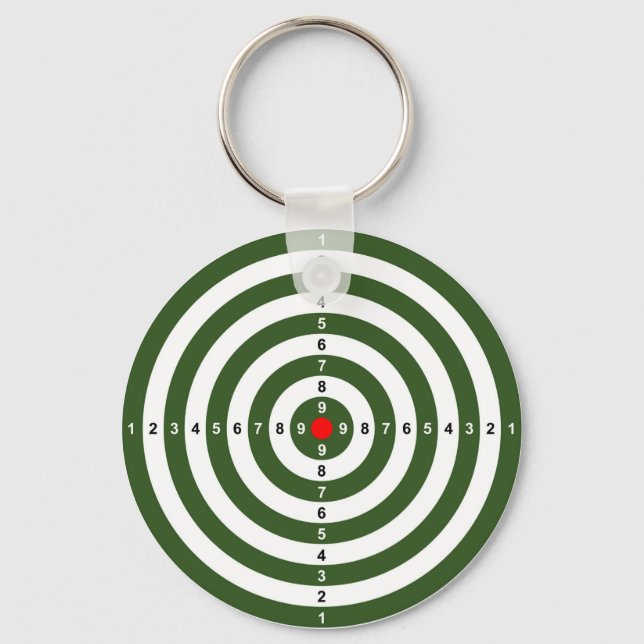 Porte-clés gun shooting range bul (Recto)