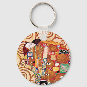 Porte-clés Gustav Klimt - L'Embrace - Peinture d'Art