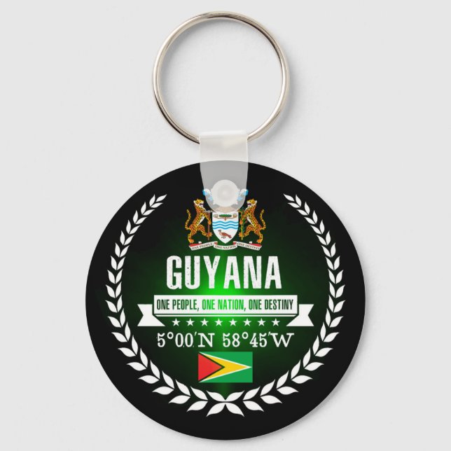 Porte-clés Guyana (Recto)