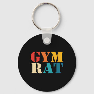 Porte-clés Gym Lover entraînement Bodybuilding Retro Alphabet