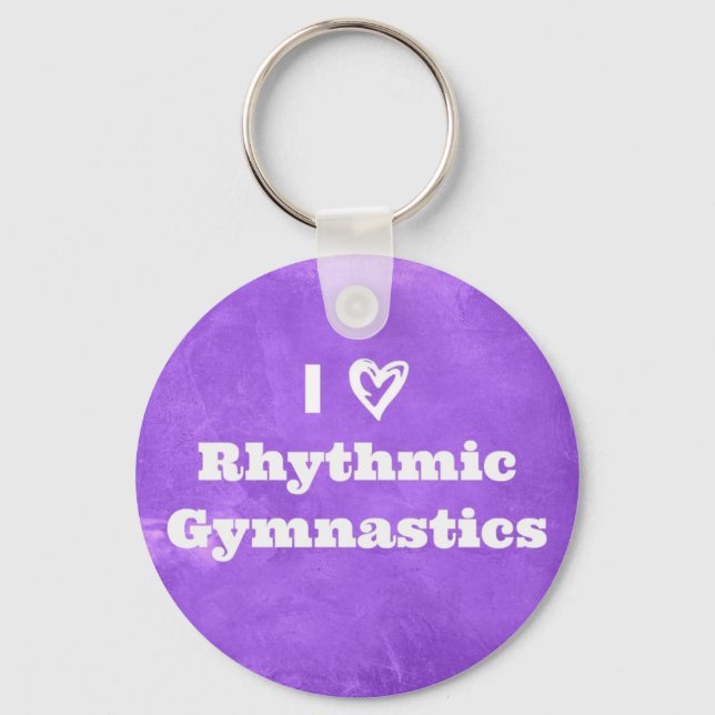 Porte-clés Gymnastique rythmique Cadeaux et accessoires porte (Recto)