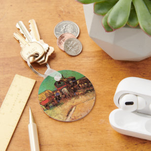 Porte-clés Gypsies with Caravans by Vincent van Gogh