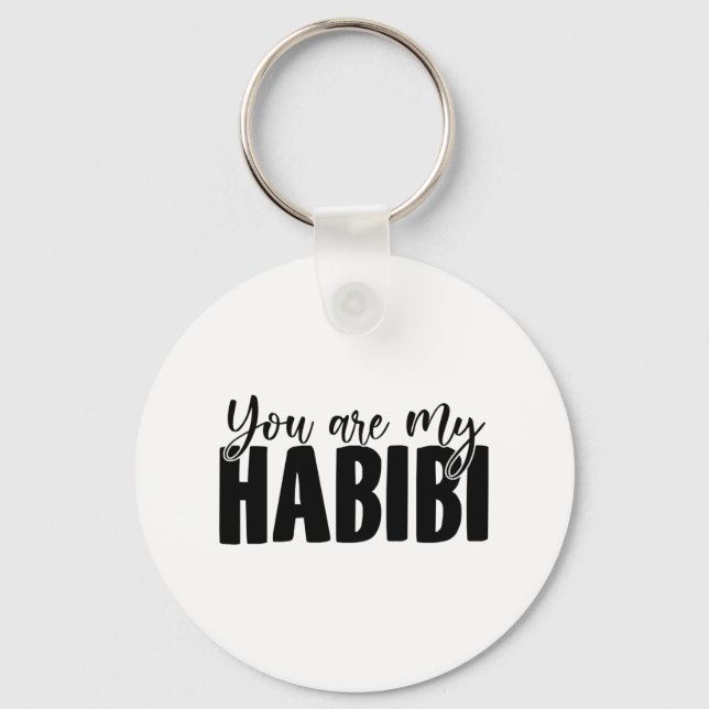 Porte-clés Habibis | Yallah-Habibi Habibo Cadeaux arabes (Recto)