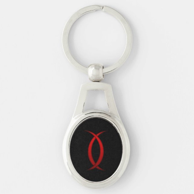 Porte-clés Hades Symbole Porte - clé - Style minimal foncé (Devant)